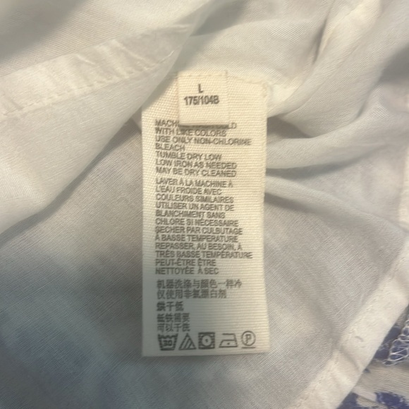 Free People Kikas Printed Midi Dress in Blue and White Floral - Picture 6 of 11